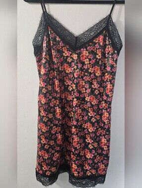 Topshop Floral Slip Dress